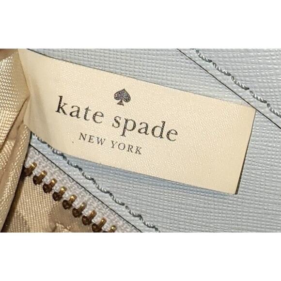 Kate Spade Cedar Street Harmony Tote Saffiano Leather Shoulder Bag Lt Blue EUC - Picture 12 of 12